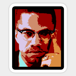 malcolm x Sticker